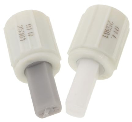 Didiseaon Bisagra de la tapa del inodoro 2 piezas con amortiguadores de cierre lento plástico para asientos de wc en baño
