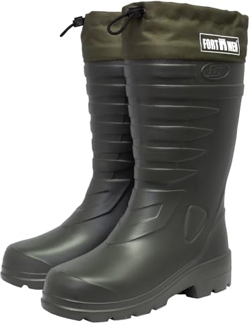 FortMen Federleichte Anglerstiefel Thermo Eva Gummistiefel Gr 38-47 Warm gefütterte Arbeitsstiefel (43)