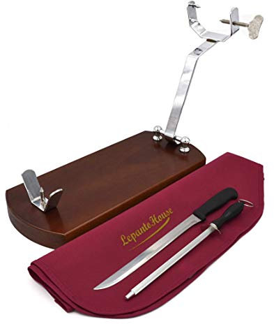 FERRETERIA LEPANTO JAMONERO Plegable Basic + Cuchillo + CHAIRA + Cubre JAMÓN - LepantoHouse