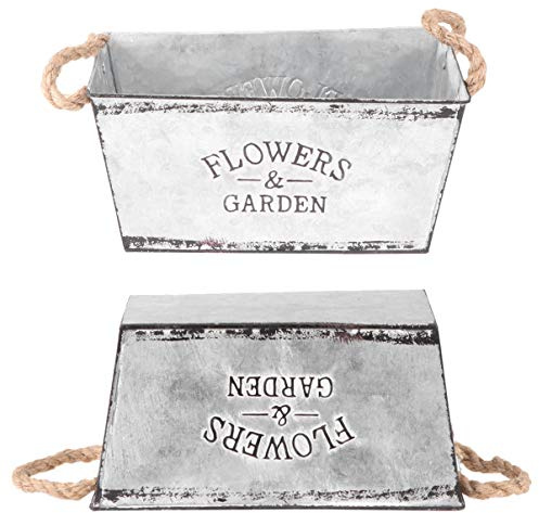 BESPORTBLE Blumenkübel Aus Eisen Mit Griff Aufbewahrungseimer Für Blumen Und Trockenblumen Einfacher Pflanzkübel Für Pflanzen