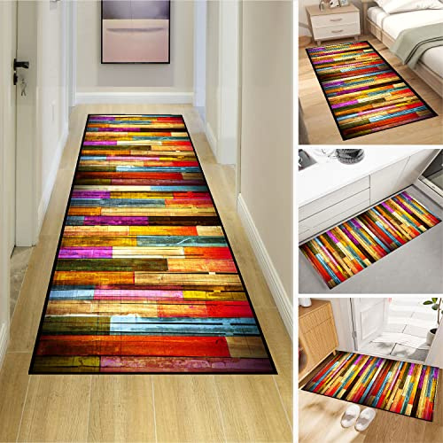 Dmkjdzsw Alfombras de Pasillo，Microfibra Antideslizante Suave，para Pasillo, Cocina, Dormitorio, baño, Entrada,La Longitud y el Ancho se Pueden Personalizar
