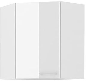 Eckhängeschrank 60x60 Lara Weiß Hochglanz Küchenzeile Küchenblock Küche