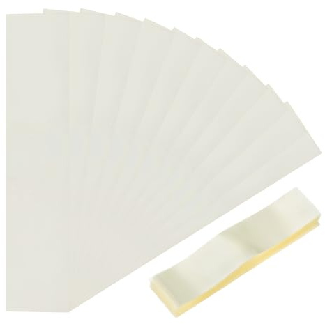 QUARKZMAN 1000 Stück Schrumpffolie Set Parafilm Verschlussfolie, 135x28mm PVC Klar perforierte Schrumpfbänder schrumpfkapsel für Tropfflasche Ölflasche Schrumpfverschluss Flaschen