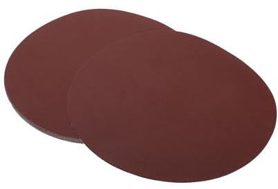 ACROPIX 12 Inch Sanding Discs Round Hook and Loop Sandpaper 120 Grits - 10 PCS
