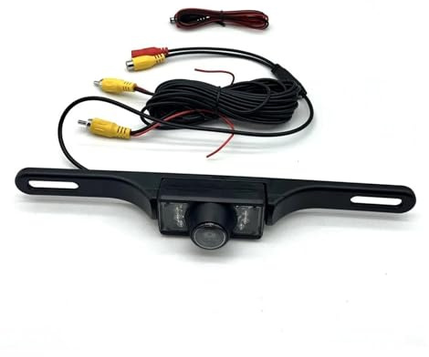 Caméra Arrière Caméra Recul pour Voiture Angle De 149 ° Vision Nocturne Vue Arrière Plaque Immatriculation Caméra Inversée Universelle Camionnette Voiture SUV Webcam Recul Voiture