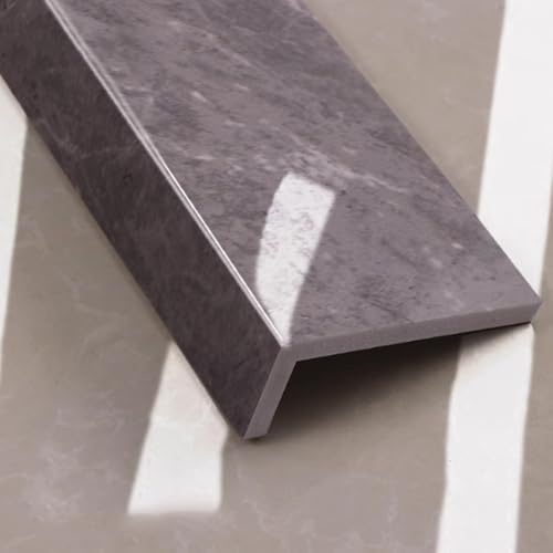 Davanzale per Finestra Rivestimento Protezioni per Davanzali di Finestre con Finitura in Piastrelle per Hotel / Scuole, Davanzali Decorativi per la Casa, Davanzali a Specchio(Dark gray,120x20cm/47.2x7
