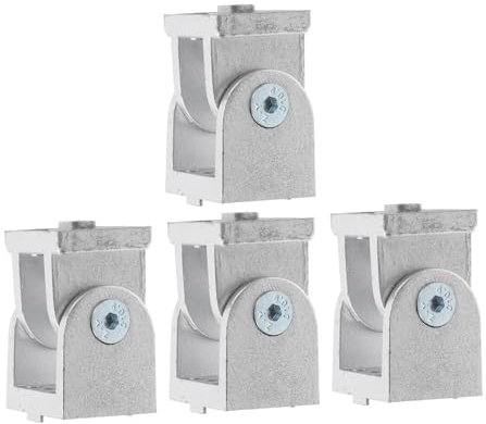 TOPPERFUN 4stücke Drehgelenk Aus Zinklegierung Für Aluminiumprofile Flexibles Pivot Joint Drehgelenkverbinder Geeignet Für Strangpressprofile Langlebig Und Praktisch Für Montage Und Demontag