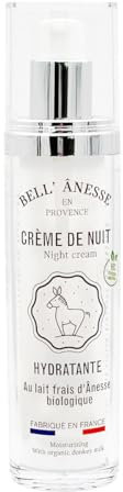 Creme de Nuit au Lait frais d'Anesse Bio 50ml. Fabrication Française. Tous types de peau.