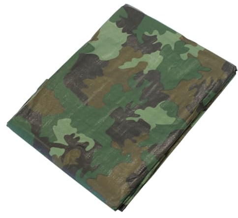 Charlies Multi-Purpose Camo Print Tarpaulin, 80gsm - 4m x 5m