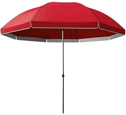 Sombrillas de jardín para Exteriores, protección UV50+, sombrilla de Playa Redonda Grande, Impermeable, portátil, para balcón, Banco y terraza.