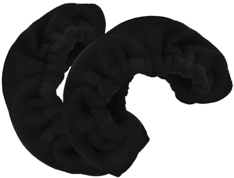 DECOMELODY Schwarze Schlittschuhschutz Überzüge Aus Stoff Schlittschuhschoner Für Eiskunstlauf Eishockey Und Eisschnelllauf Langlebiger Kufenschutz Einfacher Slip on Schutz Für Eislaufausrüstung
