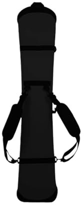LCQSYE Borsa da sci, snowboard, semplice borsa a mano, valigia, tracolla singola, diagonale, attrezzatura, sport invernali, forniture per esterni, nero(Black shoulders 160)
