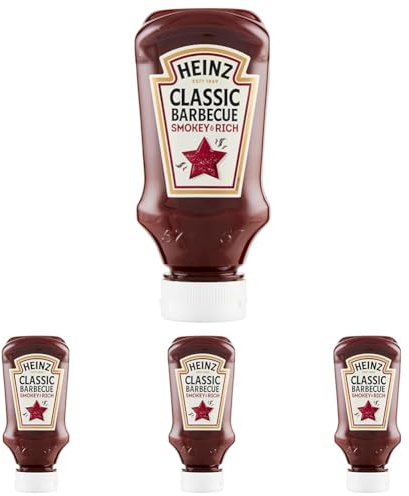 Heinz Salsa Barbecue Top Down - 260 g (Confezione da 4)