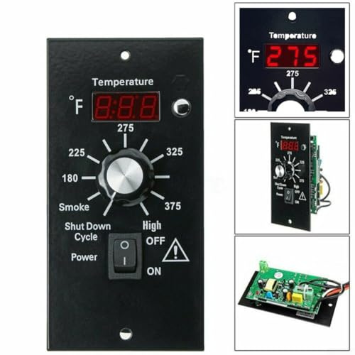 Kit de contrôleur de thermostat numérique pour grilles Traeger - Panneau de contrôle de température d'affichage LED, pièce de rechange pour barbecue (A)
