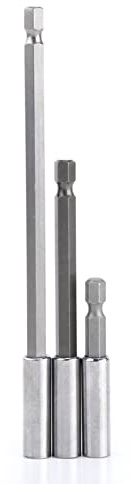 FTVOGUE prolunga asta esagonale con gambo adattatore trapano 3pcs cacciavite elettrico attacco magnetico codolo 1/4 