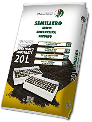 PINDSTRUP Sustrato Semillero 20L Turba Especiales para Semillado y Esquejado en Bandejas