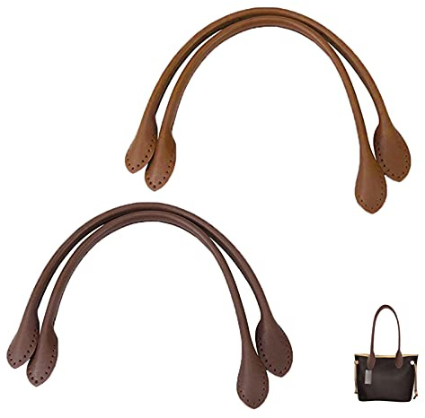 Taschengriff aus Leder, 4 Stück, 61 cm, Handtaschenriemen aus Leder, Handtasche, Ledergriffe, Bastelzubehör für die Herstellung von Handtaschen, Nähtaschen, Ersatzgriff