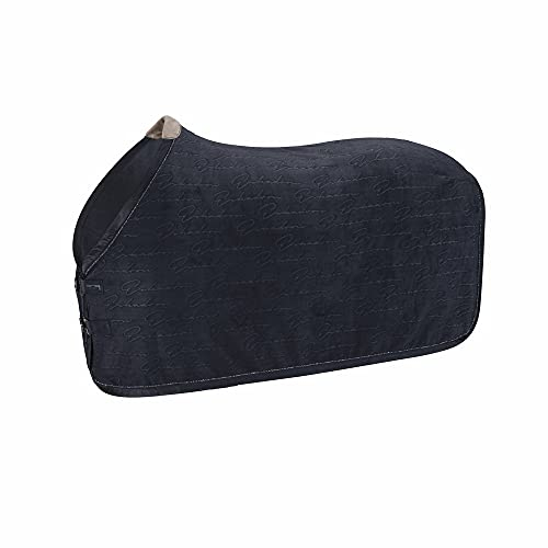 Eskadron Abschwitzdecke Fleece Stamp mit Glossy - Einfassung Größe XXL, Farbe darknavy