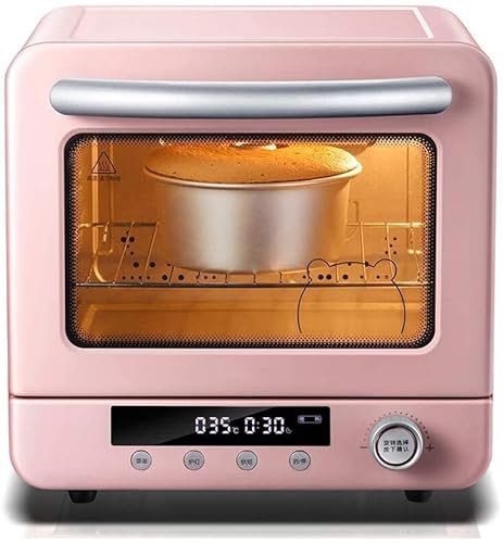 CAZARU Mini Forno da 20 Litri, Temperatura Regolabile 26-230 ℃ e Timer da 120 Minuti, Display da 1300 W, ciclone, circolazione dell'Aria Calda, Bagno d'Acqua, Cottura a Vapore, Cottura della Torta,