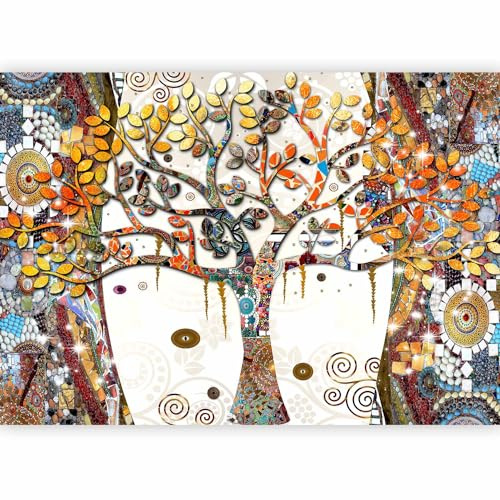 murando - Carta da Parati Moderna Spessa per Soggiorno, Gustaw, 400x280 cm | Fotomurali in TNT, Spessore Maggiore, Decorazione da Muro XXL, Carte da Parati Moderne, Klimt, Produzione Europea