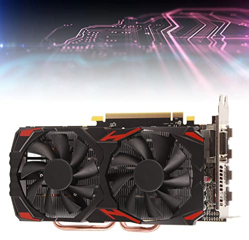 Scheda grafica 580, 8GB GDDR5 256bit Supporto 8K 2 ventole di raffreddamento 16 PCI Express 3.0 Gaming Graph, per CAD 3D, CAM, editing video e immagini, gioco