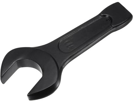 sourcing map 75mm Open End Impact Spanner, High Tensile Steel Single Head Wrench Hand Tool