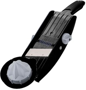 TNS 3000 GEMÜSEHOBEL Multireibe, Gurkenhobel, Julienne Schneider ALL IN ONE Das Original (Schwarz-Grau)