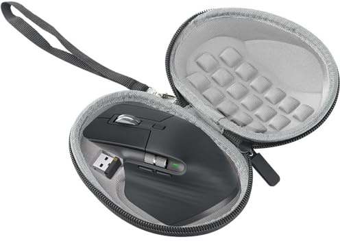 Funda rígida para Logitech MX Master/Master 2S/Master 3 /Master 3S | Advanced Ratón Inalámbrico, Duro Viajar Caja Estuche (Negro)