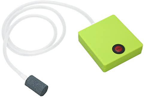 Mini-Aquarium-Luftpumpe, 0,5 W, Tragbar, Leise, Mini-Sauerstoffpumpe, Leistungsstarkes Luftbelüfter-Set für Aquarien, Kleine Aquarium-Luftpumpe, Aquarium-Zubehör