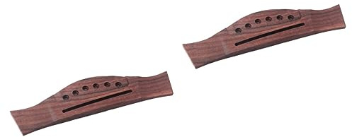 Mikinona Saiten Fishtail Akustikgitarre Brücke Aus Rossholz Mit Schlitz Einfach Zu Montieren Geeignet Für Folk Und Akustikgitarren Ersatzteile