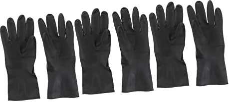 PAMINGONO 3 Paar Haarfärbehandschuhe Größe s Rutschfest Friseurhandschuhe Für Damen Und Herren Handschuh Schutz Beim Haarefärben Und Shampoo
