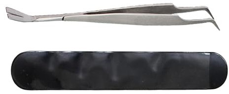 Hobngmuc Herramientas para Quitar Garrapatas, Quita Garrapatas Y Pinzas De Acero Inoxidable 2-en-1, Eliminador De Pulgas Y Garrapatas para Mascotas con Caja De Almacenaje para Perro, Gato