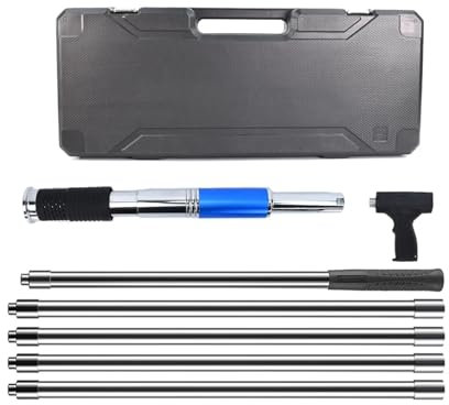 Pistola de Clavos, Juego de pistola de clavos de acero Manual de 3,4 M for anclaje de pared de hormigón decoración de ranuras de alambre mejoras for el hogar