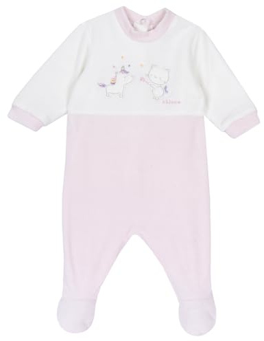 Chicco, Tutina Neonato e Neonata in Calda e Morbida Ciniglia, con Comoda Apertura a Patello, Ideale per l'inverno, Abbigliamento Bambino e Bambina 0-24 Mesi, Designed in Italy