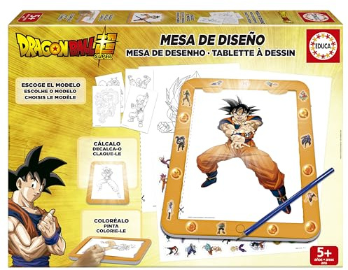 Educa - Tablette à Dessin Lumineuse - Dragon Ball | Crée, colorie et décore avec la Nouvelle Tablette à Dessin Lumineuse. | À partir de 5 Ans (20439), Variado