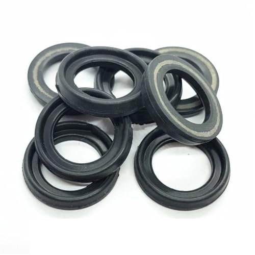 Einspritzdüsen 10 Stück O-Ring-Dichtungen aus Metall und Gummi, 21,5 x 13,7 x 3,6 mm, passend für Hyundai Kia Auto GDI(AY-S5058) Zapfpistole Einspritzventil