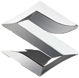 MWJTWO Auto-Plakette für Suzuki Swace 2023,Kfz Zubehör Medaille 3D Badge Dekoration Rad UV-beständige Aufkleber Grillzentrum Logo Autogrillzentrum Logo,Steering Wheel Emblem-1