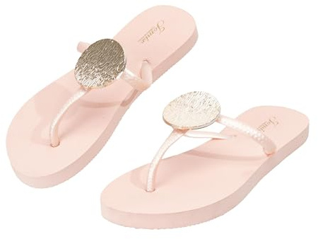 CLEIKS Infradito Donna con Suola in Gomma Antiscivolo Ciabatte Estivi per Spiaggia e Tempo Libero Morbide e Comode