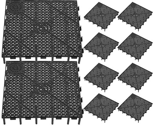 iplusmile 10Pcs High-Density Aquarium Grid Plastic: Fish Tank Divider Turtle Stratum Sponge Holder for DIY Filtration and Bottom Protection in Aquascaping