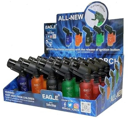 EAGLE TORCH - MINI ANGLE TORCH - PT 116B ASSORTED COLORS