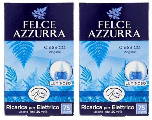 Felce Azzurra - Aria Di Casa, Ricarica Per Diffusore Elettrico, CLASSICO 20ml (2 Unità)
