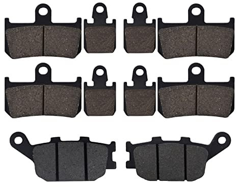 ZJARZWYG Für Y&amaha YZFR1 YZF-R1 YZF R1 2007 2008 2009 2010 2011 2012 2013 2014 Motorrad Bremsbeläge Vorne Und Hinten Motorrad Bremsbeläge (Farbe : Vorderseite und Rückseite)