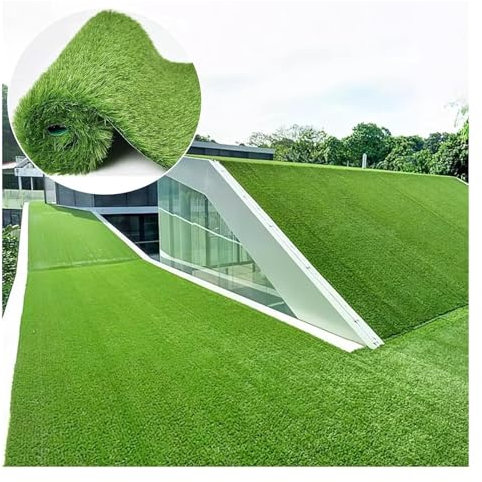 Kunstrasen, Kunstrasen, Rasenfläche für die Entwässerung von Haustieren und Hunden, Kunstrasenmatte, Hochzeitsteppich für den Garten, Hinterhof, benutzerdefinierte Größe (Farbe: Grün-2 cm,
