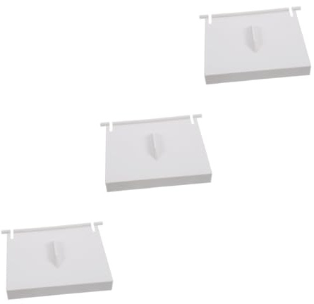 Mipcase 3 Pièces Porte Skimmer Piscine Hors Sol vsp Couvercle de vidange volet de Porte du Skimmer volet d'écumoire Robuste volet Skimmer Piscine à remplacer Plastique Blanche