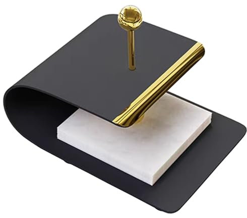 haiyusm Serviettenhalter Metall Schwarze Filtertütenhalter Stehend Serviettenspender Aufrechter Serviettenständer für Tisch Küche Arbeitsplatten und Tische im Freien (Orange)