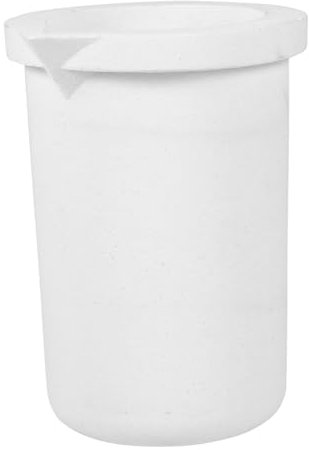 BELLIFFY 2kg Schmelztiegel Tiegelbecher Keramiktiegel Schmelzwerkzeug Schmelztiegel Tiegelbecher Keramiktiegel Schmelzwerkzeug Für Hochreine Substanzen Und Legierungen Hitzebeständig Und