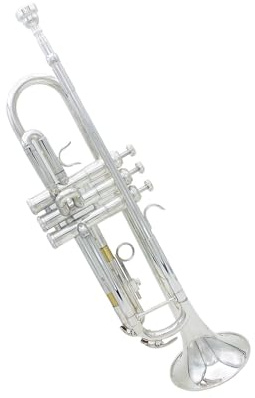 Bb-Messing-Trompetenmundstück, Exquisites Design mit Handschuhen für Professionelle Spieler, Trompetenkonzert (1)