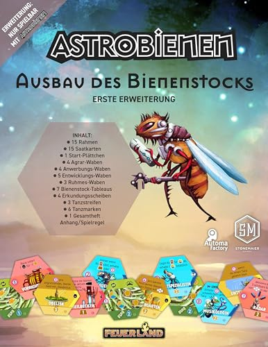 Feuerland Spiele: Astrobies - Expansion of the Beehive Extension