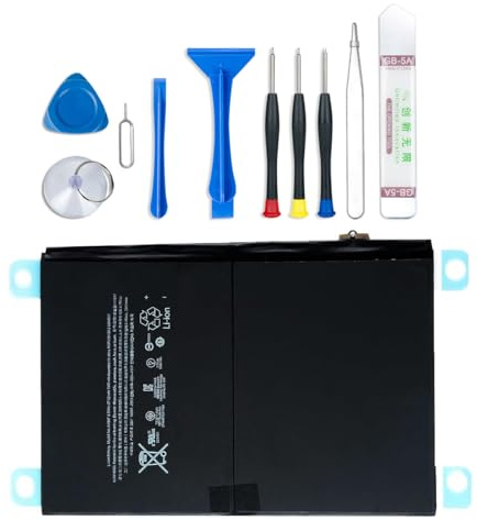BORSCELLOR Batterie A1547 compatible avec iPad Air 2 iPad 6 6ème génération A1566 A1567 7340 mAh 3,76 V 27,62 Whr avec outil d'installation