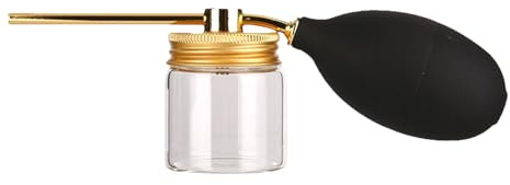 Powder Duster - Garden Sprayer for Dispenser | Silicone Glass Stainless Steel with Ergonomic Applicator Spreader Tool, Portable Insecticide Accessory for Lawn Plants Indoor Outdoor Use